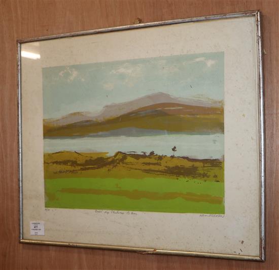 Ken Hildren, pair limited edition prints, Lough Imagh Co. Galway and Dooks, Near Glenbereigh. Co. Kerry,